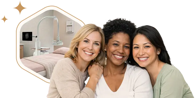 Confident women encouraged by the launch special offer for the first 100 patients at Genesis Breast Screening